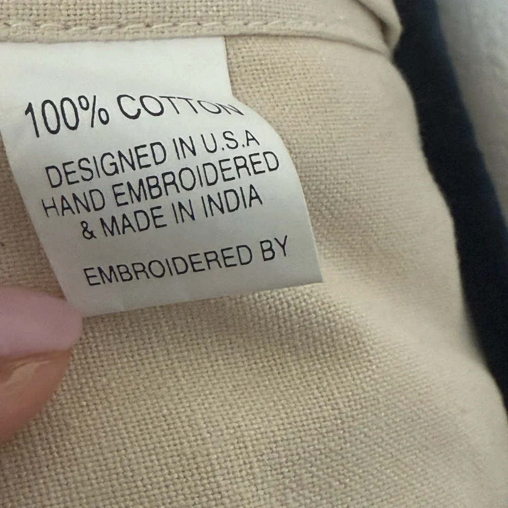 Cat Studio Pennsylvania Embroidered Pillow - Picture 12 of 13